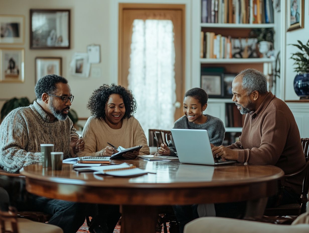 How can I start the conversation about retirement planning with my family?