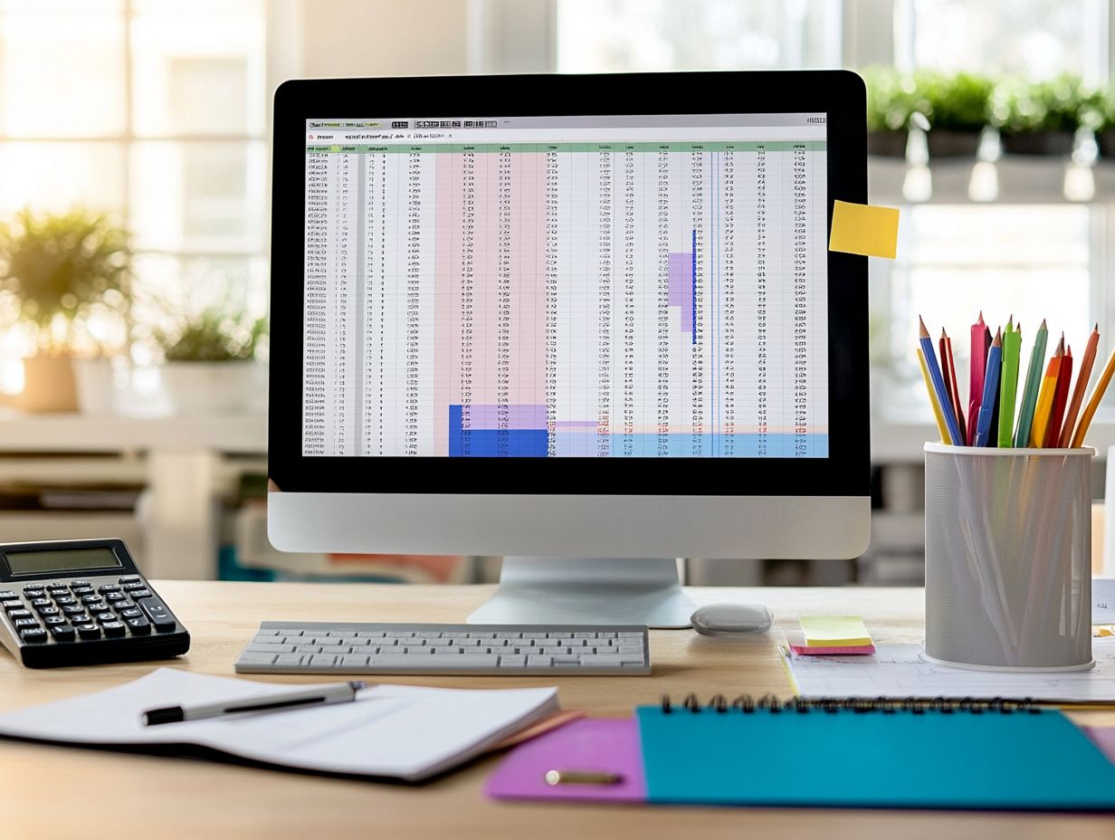 A visual representation of key takeaways from budgeting with spreadsheets.