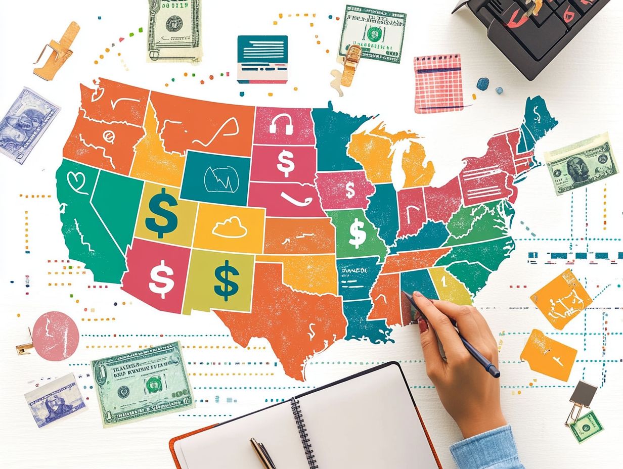 Visual overview of key takeaways for freelancers navigating tax laws.