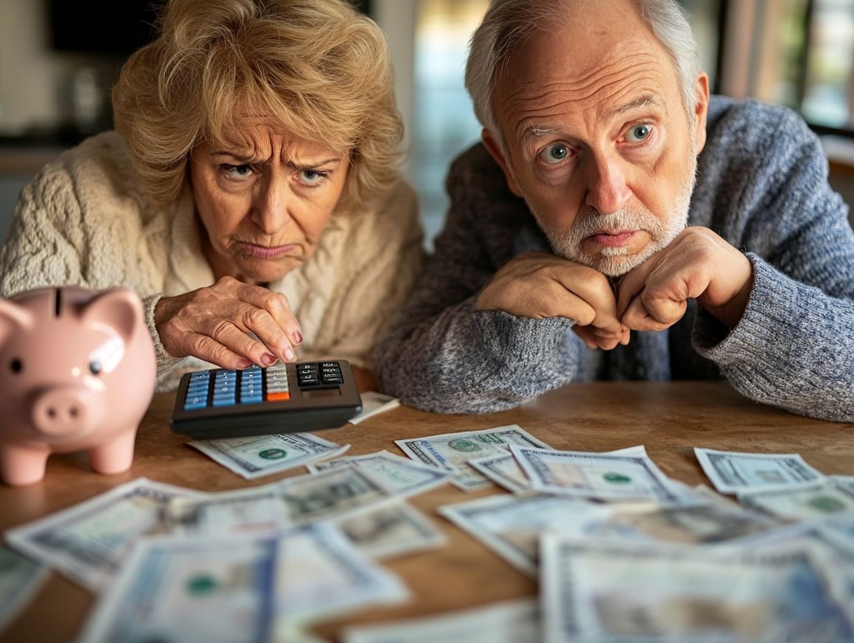 How does debt affect retirement savings?