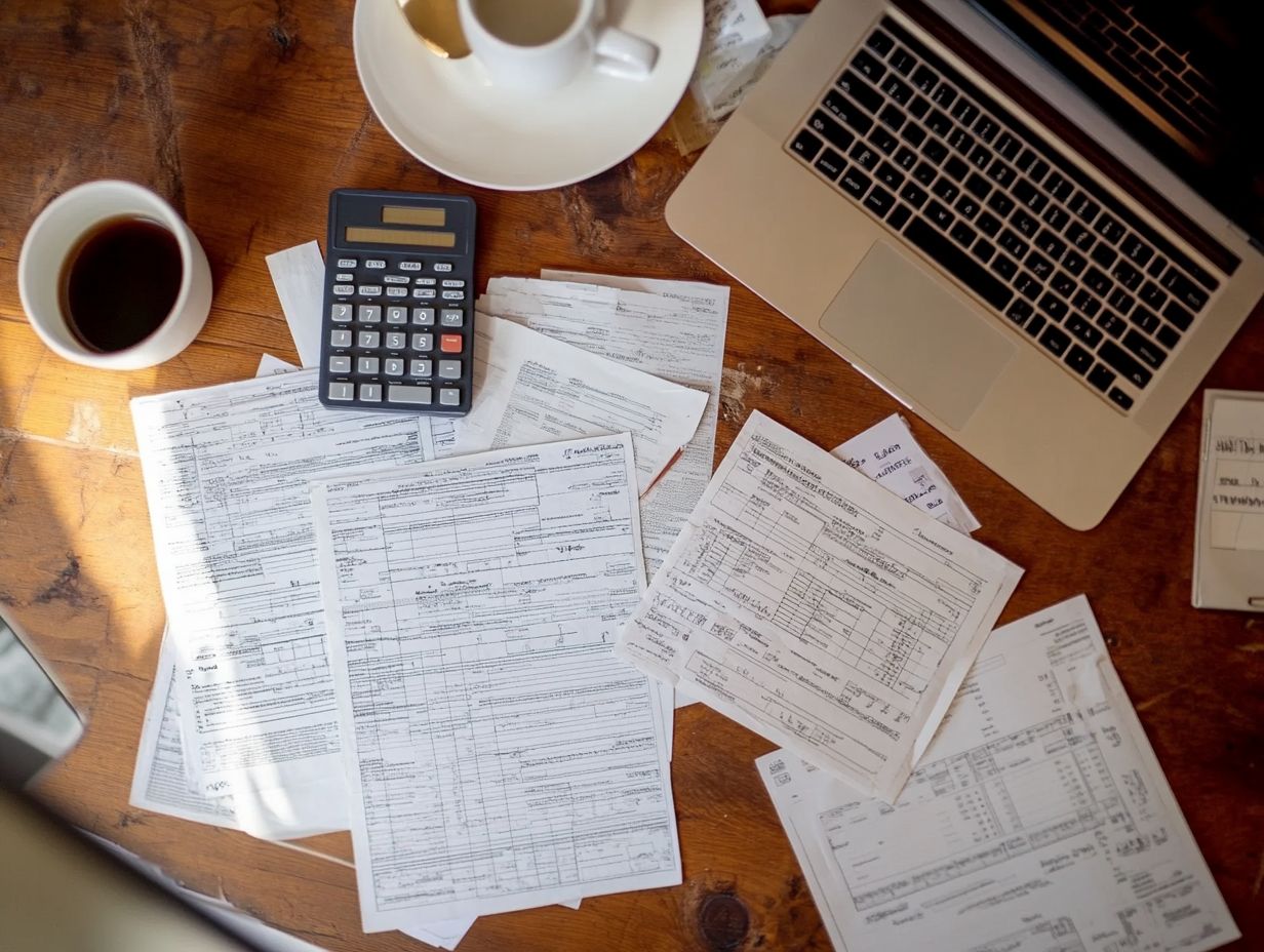 An infographic explaining tax forms for freelancers.