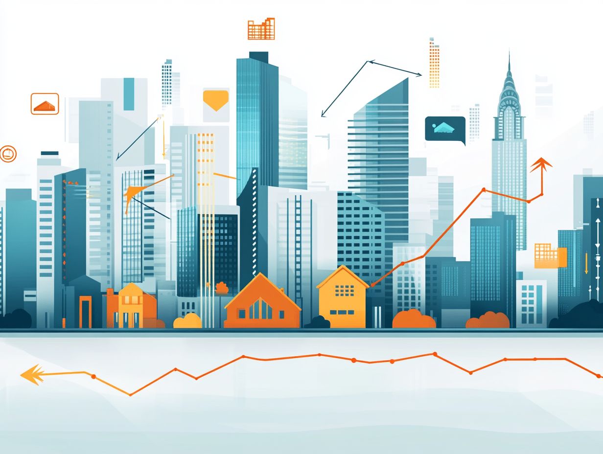 Visual summary of the key impacts of interest rates.