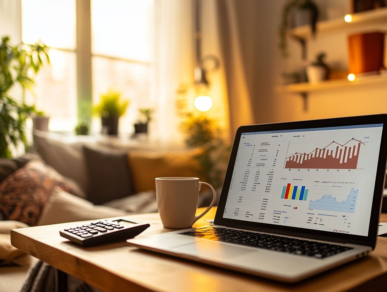 Visual Representation of Managing Finances and Tax Obligations for Freelancers